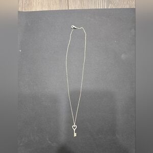 Tiffany & Co. Silver Heart Key Necklace
